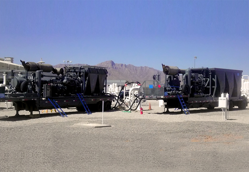 Pipeline pumpdown, Cross Compression and Gas recompression